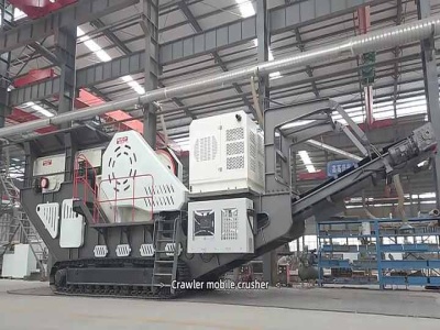 taf tracked type portable crushing station with .